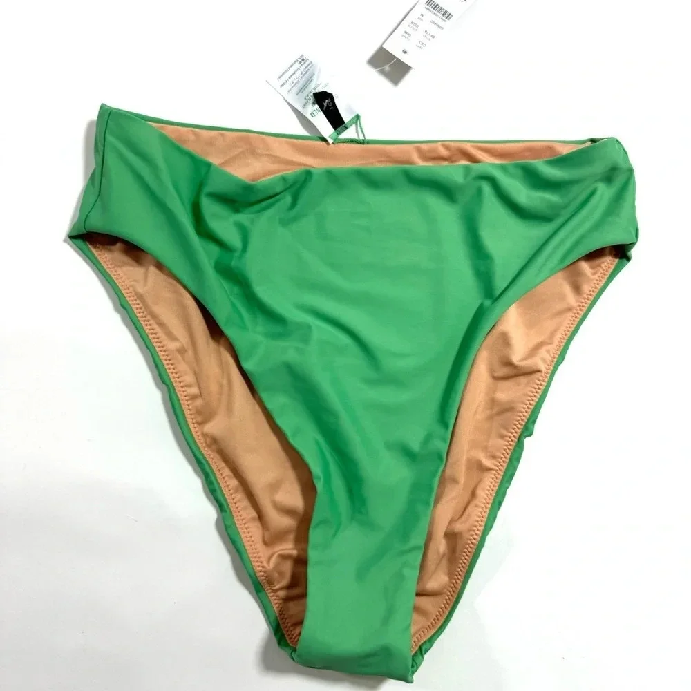 New J Crew BF178 Classic High Rise Bikini Bottom